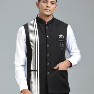 Hand-Printed Narrow Suit 08