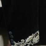 Men’s Premium Black Zardoji Shawl Lapel Blazer – Luxury Wedding Wear with Trouser