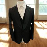 Men’s Premium Black Tuxedo Blazer – Slim Fit with Shawl Lapel