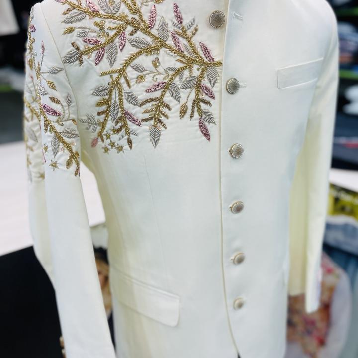 Prince Coat with Zardozi Work