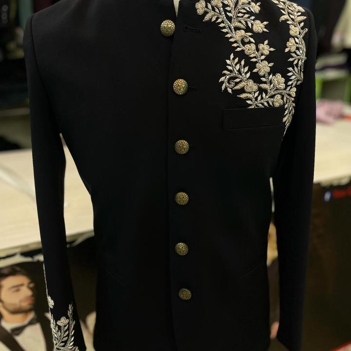 Prince Coat with Zardozi Work 04