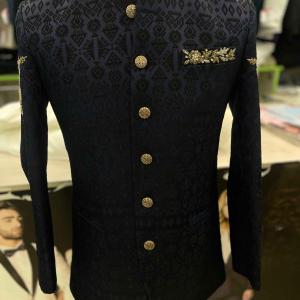 Black Nehru Suit